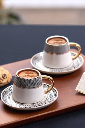 كوب قهوة MNZ- Globe Set لشخصين 80 مل 153 03. 06. 2455 - Karaca