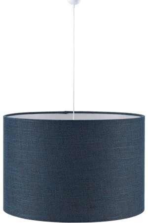 منز المعلقة من MNZ، أسطوانة بحرية زرقاء واحدة، كابل أبيض، تصميم ديكوراتي عالي الجودة من الأقمشة GLR-SASLAC - Lit Dizayn