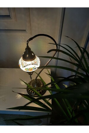 مصباح مُوساييك من طراز MNZ - Gooseneck مصباح بوهيمية أصلية DEZNO2141 - DezHome