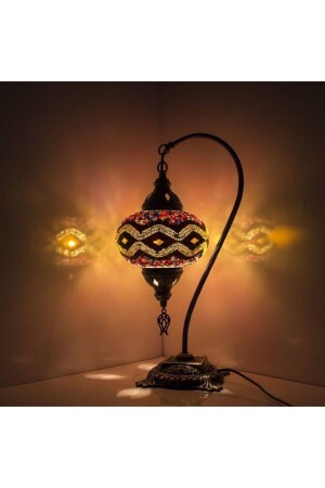 مصباح مُوساييك من طراز MNZ - Gooseneck مصباح بوهيمية أصلية DEZNO2164 - DezHome