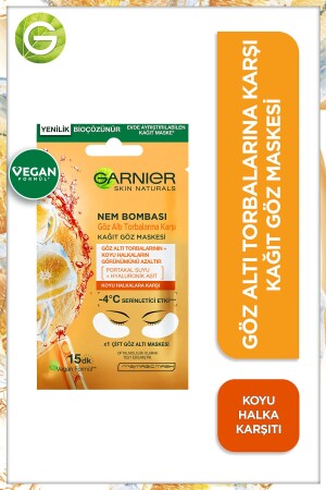 قناع عيون من قنابل الرطوبة من قناعة MNZ ضد أكياس تحت العين - Garnier