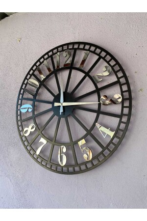 ملون أسود من الـ MNZ الـ Gray Gift رقمية الحجرة الديكورية مختلفة النمط هدية المنزل ساعة الجدار 50 سم aasaat215 - AA Shop