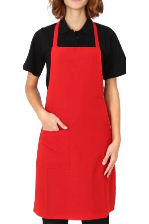 مقعد مطبخ من نوع MNZ الأحمر مع جيوب - Gtb Butik