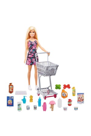 مجموعة من ألعاب MNZ Gtk94 BARBSHOP في السوبر ماركت - Barbie