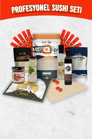 مجموعة السوشي المهنية من طراز MNZ - Elisa Gıda