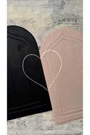 مقعدة صلاة مليئة بالاسفنج من طراز MNZ مع صلاة قلبية - Gürtaş Home