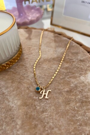 مقعد سلسلة منخفضة من MNZ مع حرف H ومرصق عيون الشر - Trendy Butik
