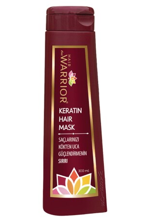 MNZ- Hair Cold Warrior ® كيراتين محترفة قناع الشعر كيراتين العلاج بالعشب لإصلاح الشعر المتضرر - Lovex