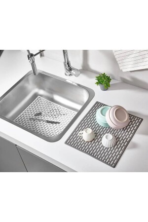 رف الأطباق من المكتب MNZ - رف جفاف الأطباق من المياه في الغطس - Hazarpazar