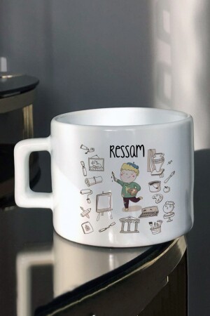 MNZ-مصممة مهنية خاصة طباعة كوب الشاي والقهوة للرسامين he-çk-292 - Hediyexpres