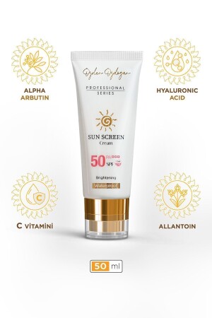 MNZ- High Protection Anti- Fleck- Brightening- Waterproof SPF 50+ كريم أشعة الشمس في الوجه 50 مل - Özden Özdoğan