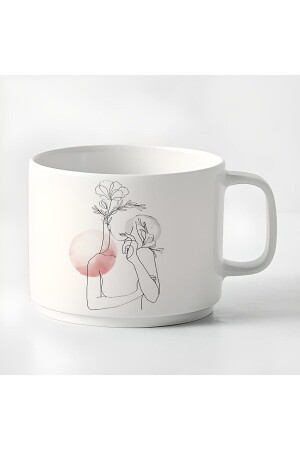 كوب قهوة تركية مزدوجة MNZ وكوب إسبريسو كوب صغير خطي للنساء - Hobishop