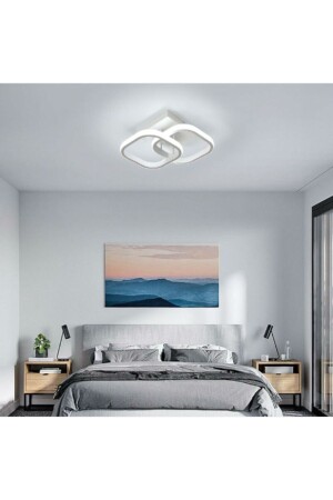 MNZ- مربع القضية البيضاء الضوء البيضاء الوسمعة الحديثة للقاعة-المرآب-غرفة النوم-غرفة الأطفال - Home