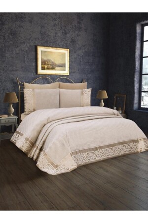 مقعد سريري مزدوج معقّد من كريم MNZ - Homeart