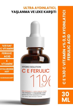 MNZ- Hydro Solution C E 10% فيتامين C 0.5% إضاءة حمض الفيروليك 30 ml FP 25. 01. 101. 003 - PROCSIN