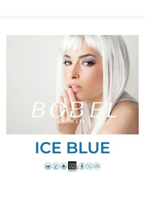 مادة MNZ- Ice Blue Vegan مسحوق لمضاءة الشعر 500 جرام - Bobel