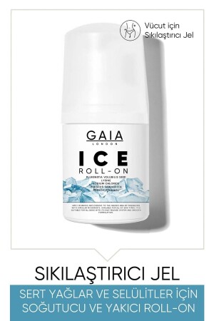 مُصطلحات التثبيت والقليل من الخلايا من جيل MNZ- Ice Roll- on 50ml - Gaia London