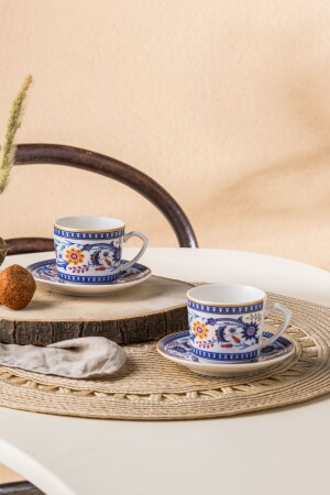 MNZ- Ihlamur كوب قهوة مجموعة لشخصين 80 مل 153 03. 05. 0129 - Karaca