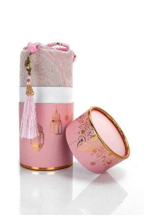 مجموعة مقبضات من أسطوانات خاصة من طراز MNZ مع مقبض صلاة و كريات صلاة لون الوردي - Ihvanonline