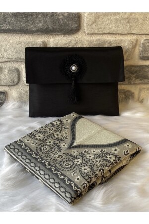 MNZ-إبرة مطرز السيلك العثماني المزق صلاة السجاد مع الحقيبة - Ikrahac