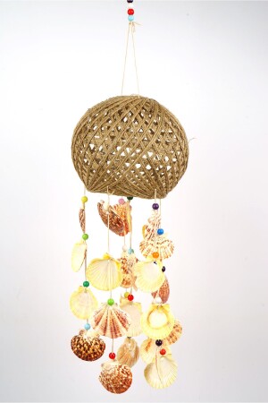 MNZ-ريح الصخرة الحجم الكبير زينة شجرة القشرة البحرية مع قفص الوسوس - Incirop