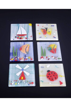 غطاء نفايات الزجاجي المزخرف من MNZ - غطاء نفايات الحمام - Incirop