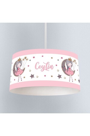 MNZ-فتاة في ثوب أبيض وشمس القمر غرفة الأطفال المطبوعة رقميا مصباح اللقاء - Instababyrooms