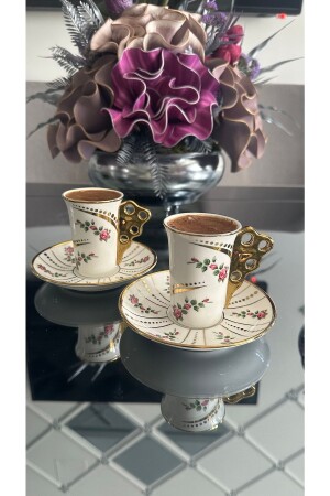 كأس كوفي MNZ لشخصين كوسوفا العلامة التجارية İST143 - Kosova Züccaciye