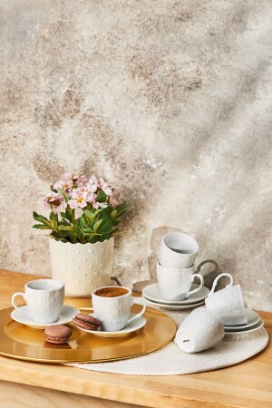 MNZ- Istinye كوب قهوة مجموعة 6 أشخاص 90 مل 600. 15. 01. 2404 - Emsan