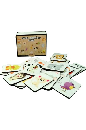 بطاقات الذاكرة والذكاء من الخشب من MNZ تطابق اللعبة الأطفال اللغز التعليمي بطاقة الذاكرة Jigsaw Toy - gift plus