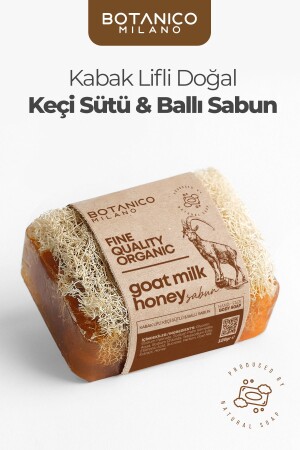 MNZ-حليب الماعز الطبيعي والعسل الصابون مع ألياف الخزف - Botanico Milano