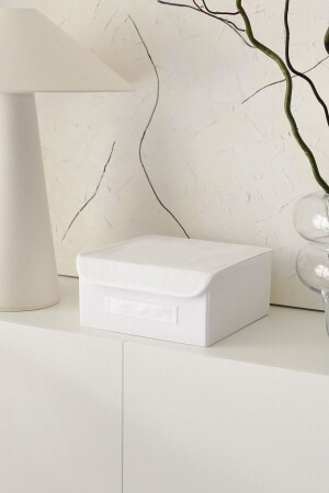 MNZ-بيضاء مغطاة الوزن الدرج داخل مجوهرات الماكياج غسيل الملابس صندوق تخزين قابلة للتثبيت منظمة KCK-KPK-BYZ - Rek Home