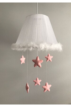 غرفة الأطفال من طراز MNZ - صمام الصمام البيضاء الريش السلمون - Keçeli parti hayalleri