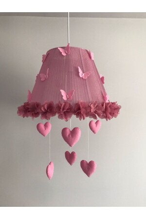 غرفة الأطفال من طراز MNZ صانع الدودة الوردة الملفوفة الوردة الوردة القلب فراشة الوردة المجففة الوردة الوردة القلب فراشة - Keçeli parti hayalleri