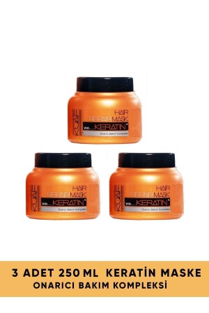 قناع MNZ- Keratin لرعاية الشعر لشعر متضرر 250 مل - Kuaf