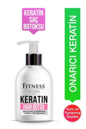 MNZ- Keratin إصلاح الشعر الجاف المُتضرر بوتاكس الشعر بوتاكس 250ml - Fitness Professional