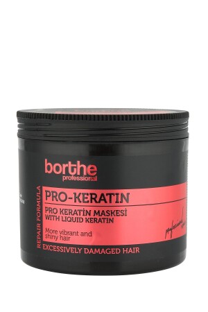 قناع الشعر MNZ- Keratin 500 Ml 8681744090278 - Borthe