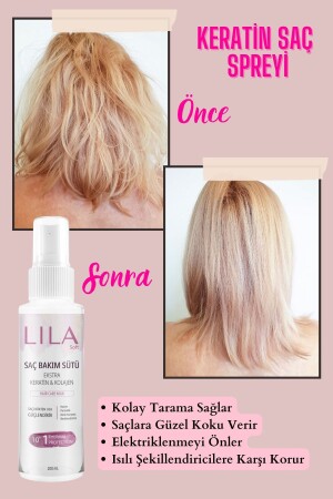 MNZ- Keratin Easy Combing و فرش رعاية الشعر - Lila Soft