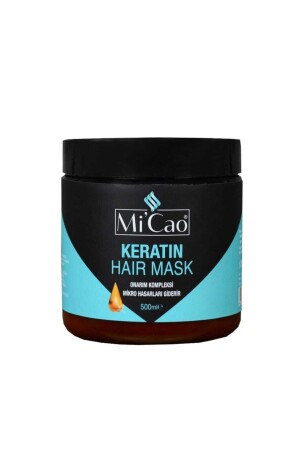 قناع مراقبة الشعر MNZ- Keratin Repair Mask 500 مل - Mi'cao