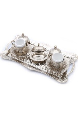 MNZ-مجموعة قهوة مزدوجة النحاس KHVETKM0 - mardine dair herşey