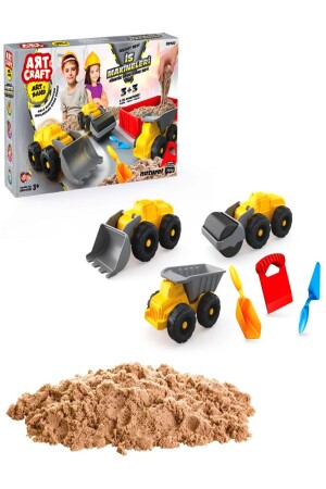 مكنولوجيا البناء (MNZ) - البناء السكنيات (Kinetic Sand Set) 750 جرام -Dede - Avda