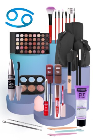 مجموعة مكياج خاصة من قبل (MNZ) ، مجموعة بيضاء من أجل علامات السرطان - MUJGAN