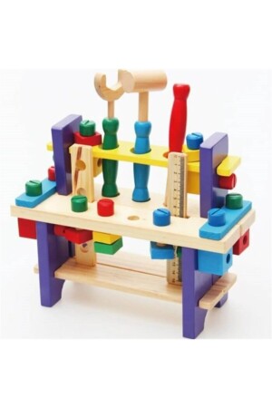 مجموعة إصلاحات صانع صغيرة من الخشب من نوع MNZ - Kızılkaya Oyuncak