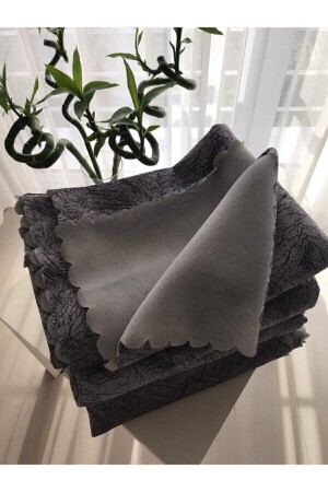 غطاء الأريكة غير المنزلقة من أسفنجة من الأنثراكيت MNZ - Kkdizayn