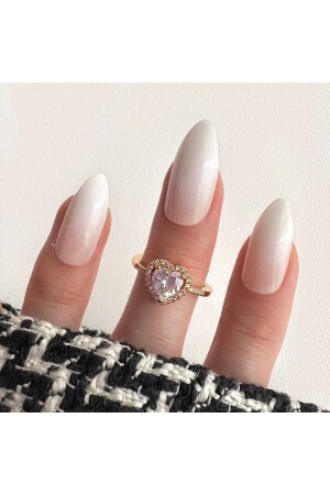 قلب من الحجر MNZ-النساء التفصيل القابل للتعديل الخاتم KLPYZK - Okkostore