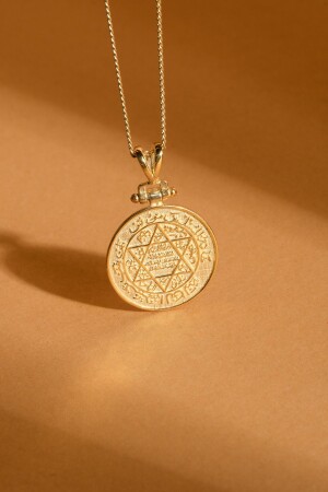 خيط سليمان المطبخ من الذهب من MNZ نموذج عنق الفضة KLYS1046 - Takıdepo