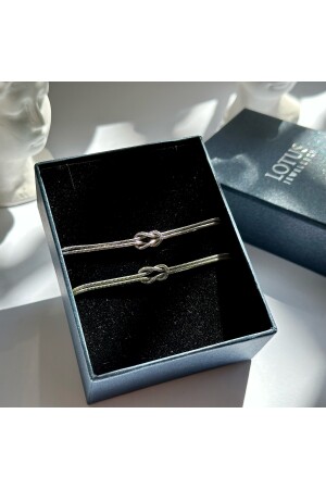 مقعد MNZ- knot سوار مزدوج 925 مقعد فضي - Lotus Jw