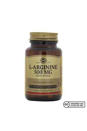 MNZ- L- arginine 500 ميغ 50 كبسولة - Solgar
