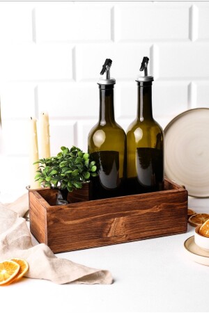 MNZ-متعددة الأغراض الصندوق الخشبي المطبخ حمام منظمة منظمة - LALEZEN HOME