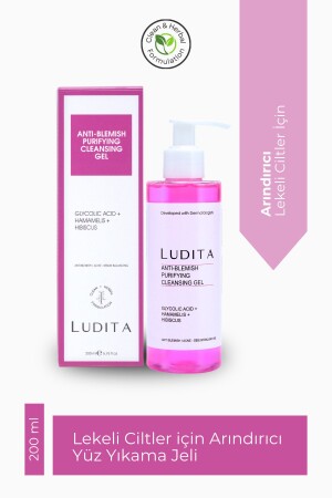 غيل غسيل الوجه من MNZ- التطهير للمزج، والدهون والبقع الجلد LDTJEL1 - LUDITA